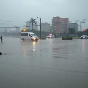 alerta laranja chuvas intensas Fortaleza